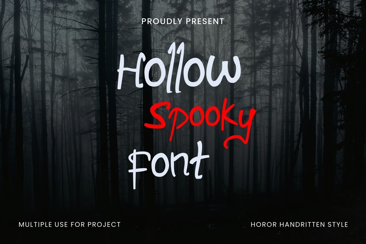 Font Hollow Spooky