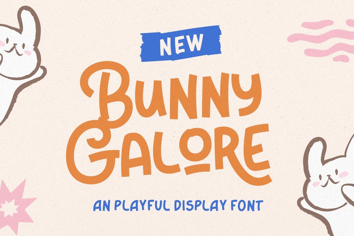 Font Bunny Galore