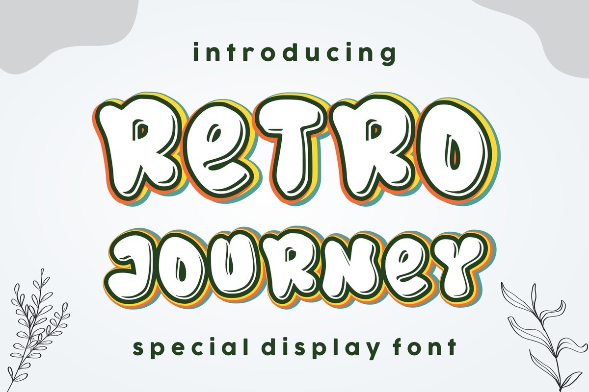 Font Retro Journey
