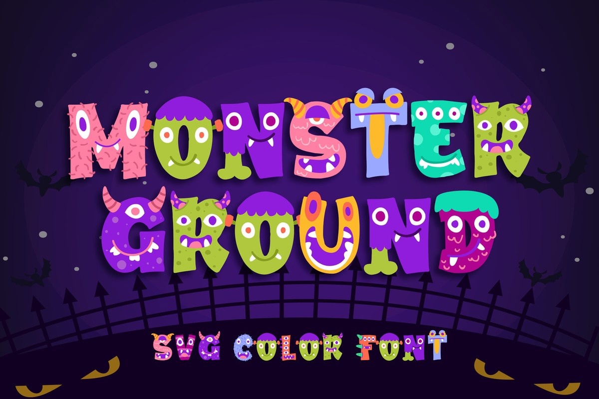 Font Monster Ground SVG