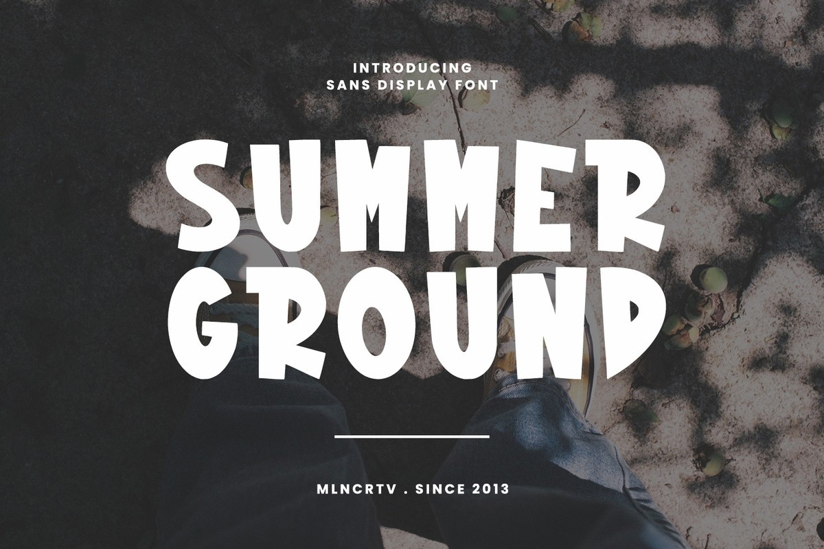 Font Summer Ground