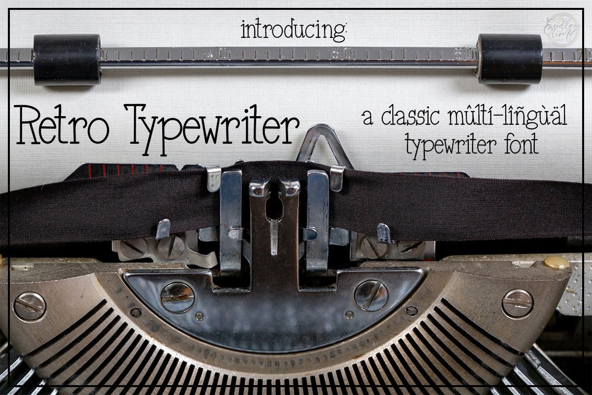 Font Retro Type writer