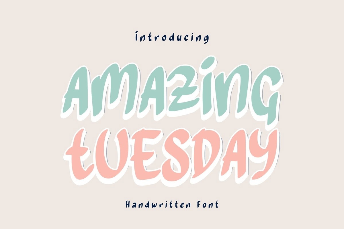 Font Amazing Tuesday
