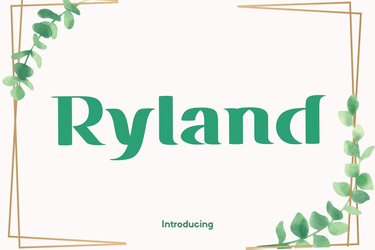 Font Ryland