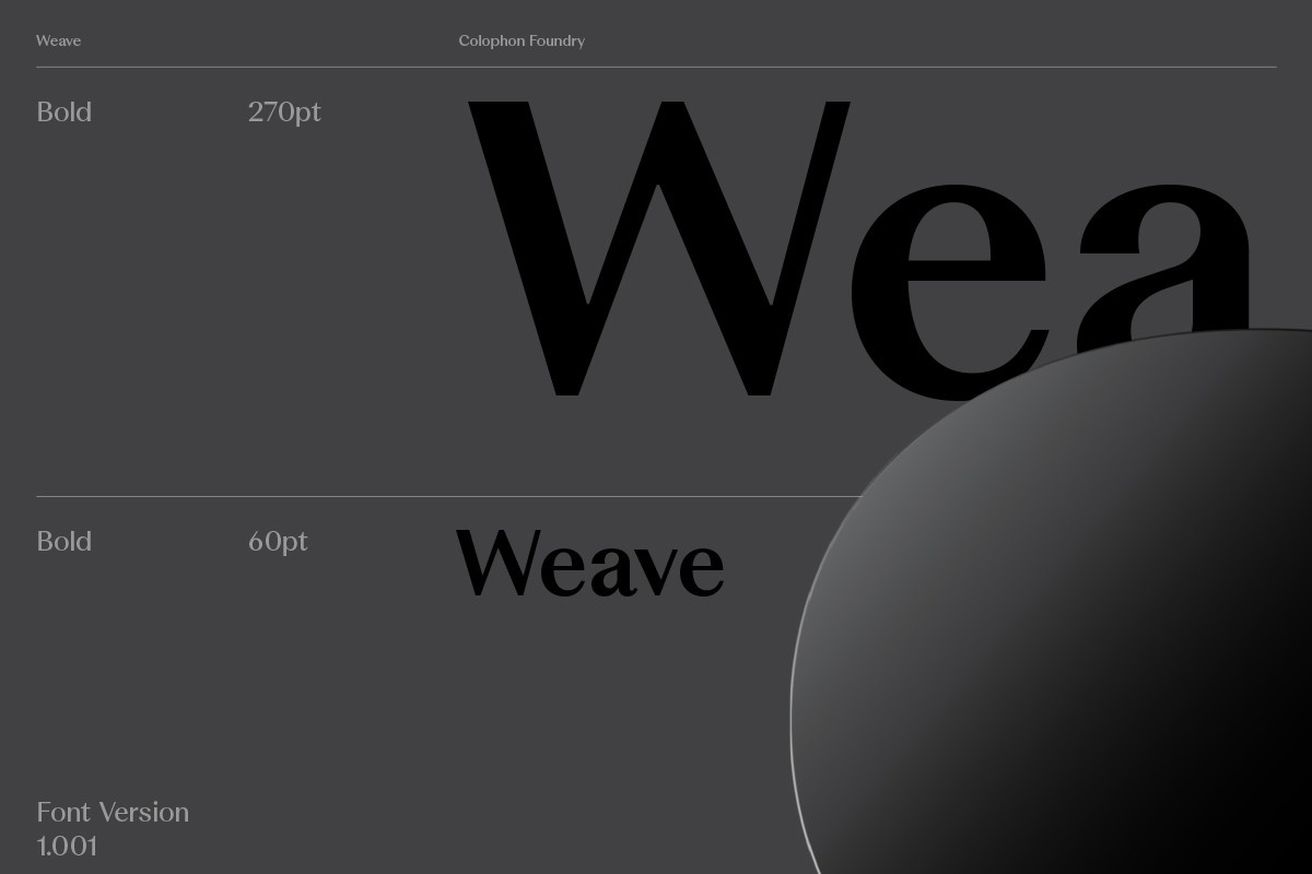 Font Weave