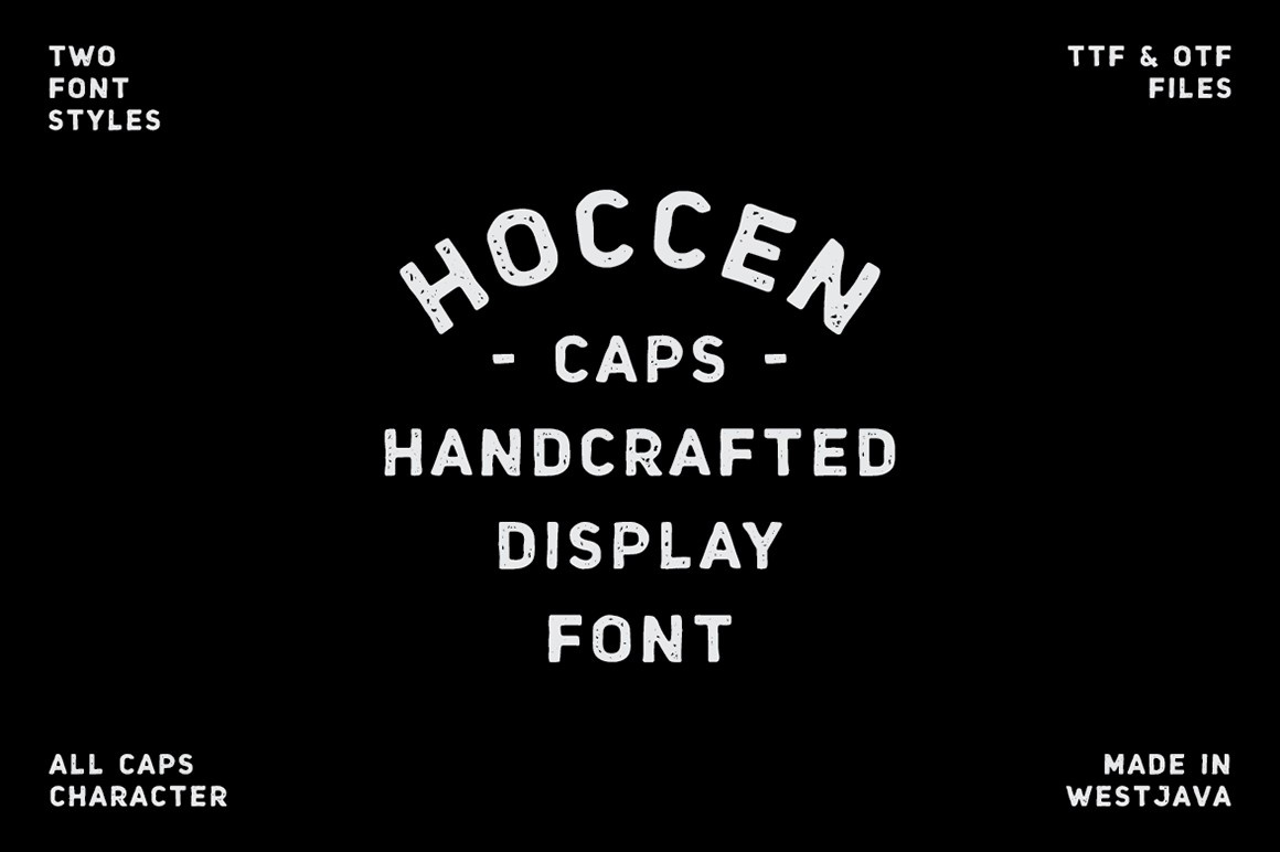 Font Hoccen Caps