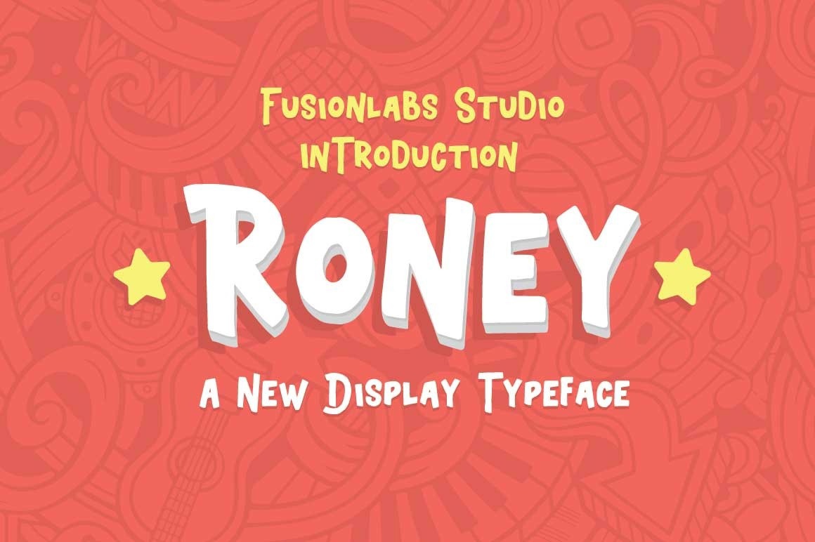 Font Roney Typeface