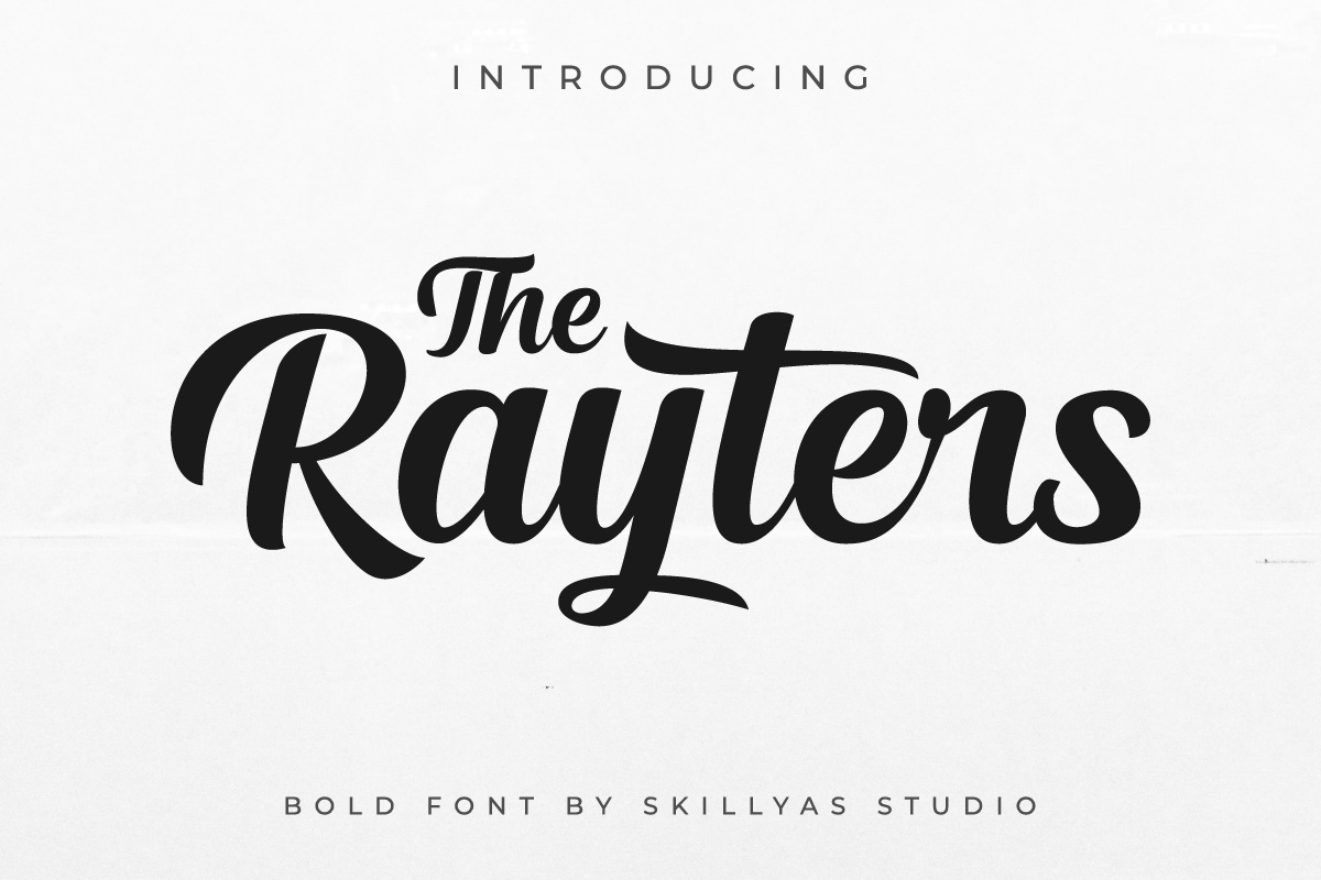 Font The Rayters