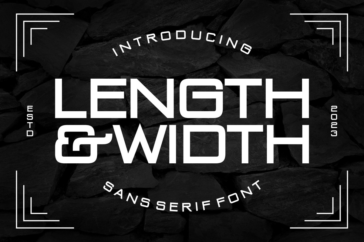 Font Length and Width