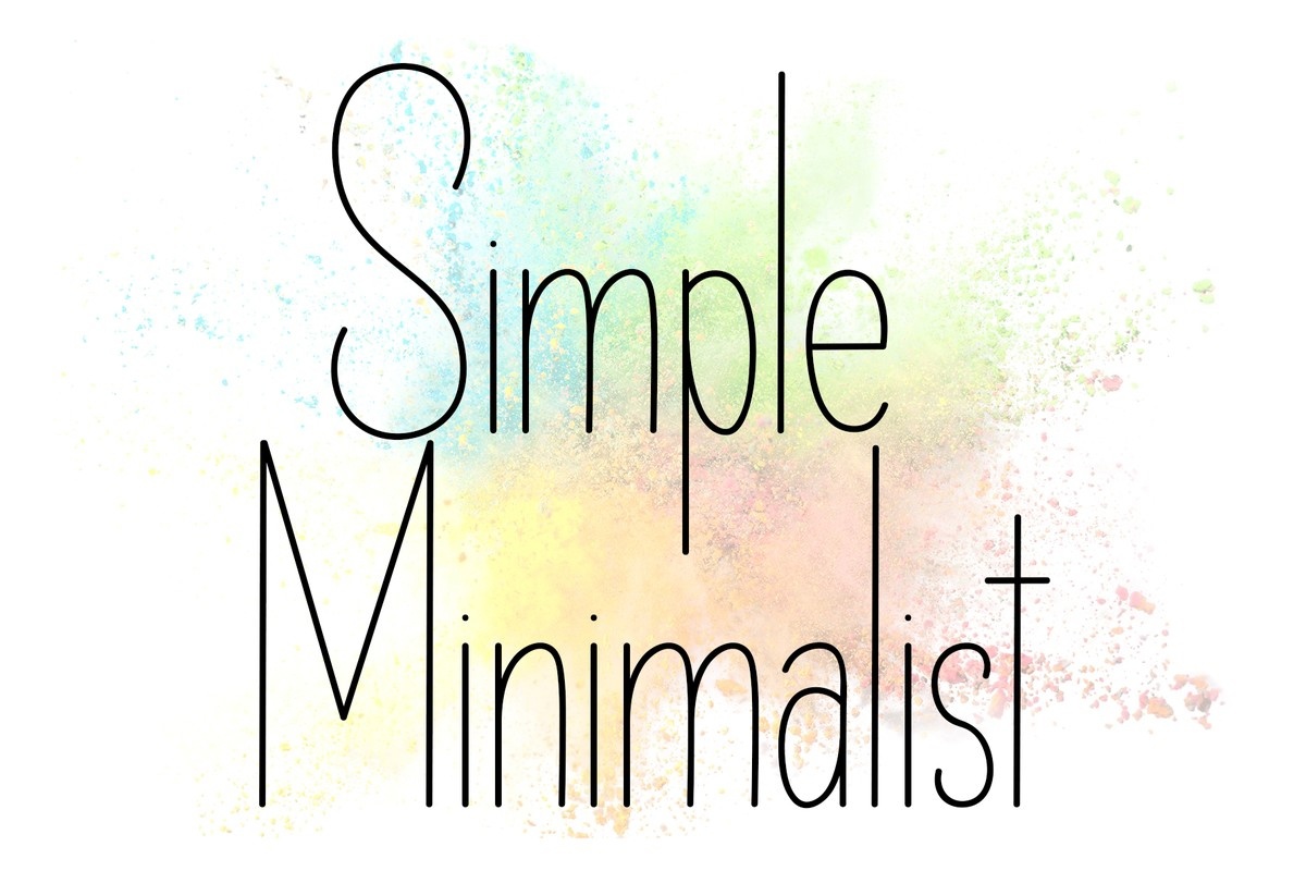 Font Simple Minimalist
