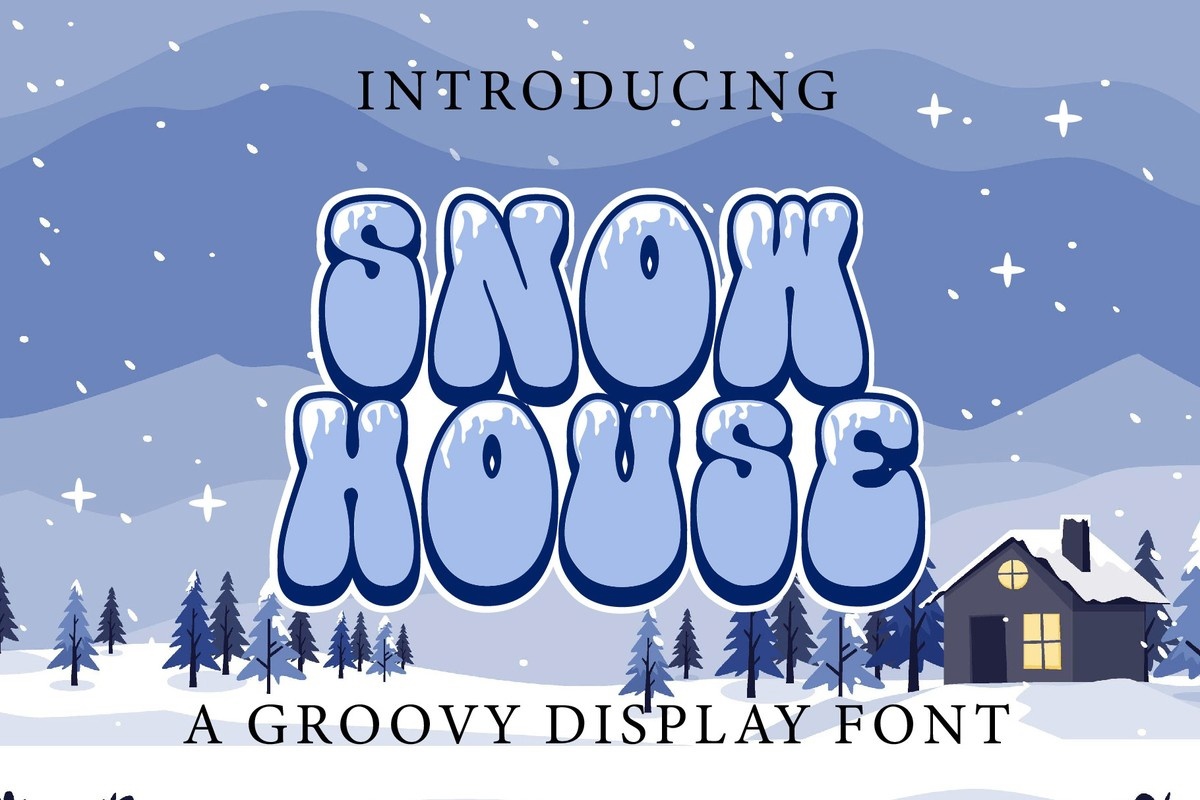 Font Snow House