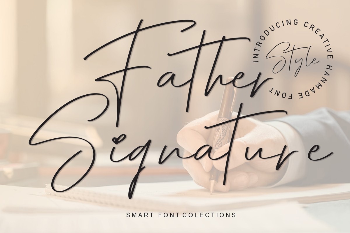 Font Father Signature