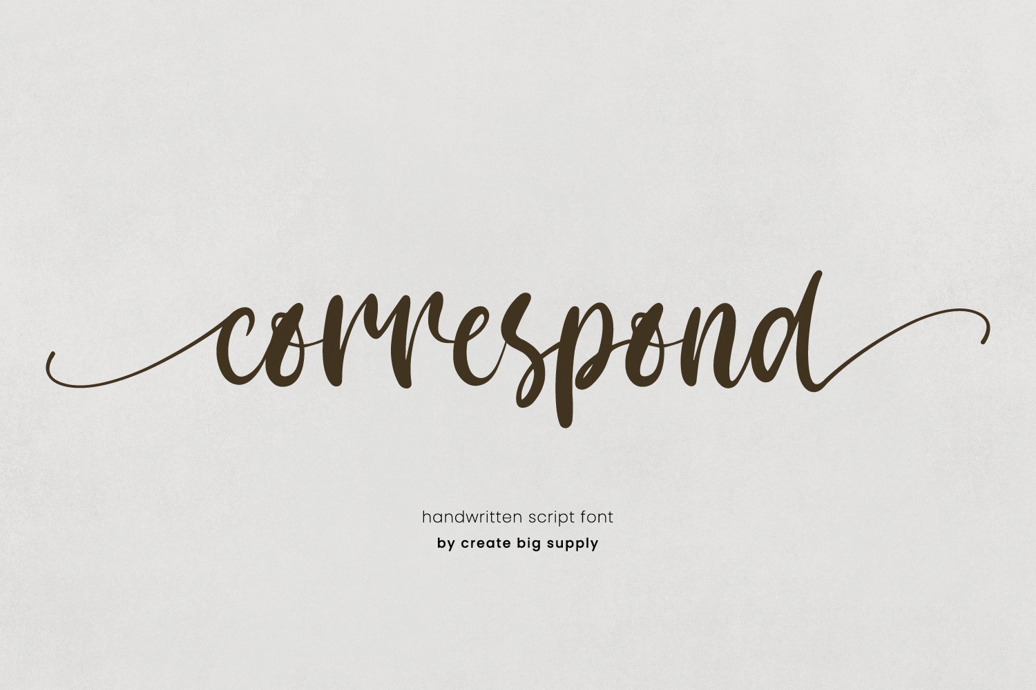 Correspond