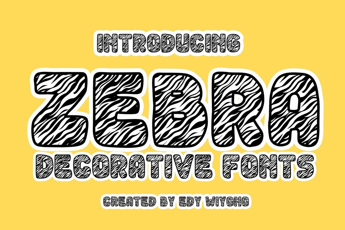 Font Zebra