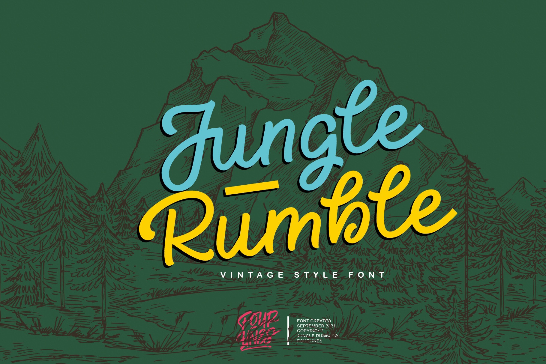 Font Jungle Rumble
