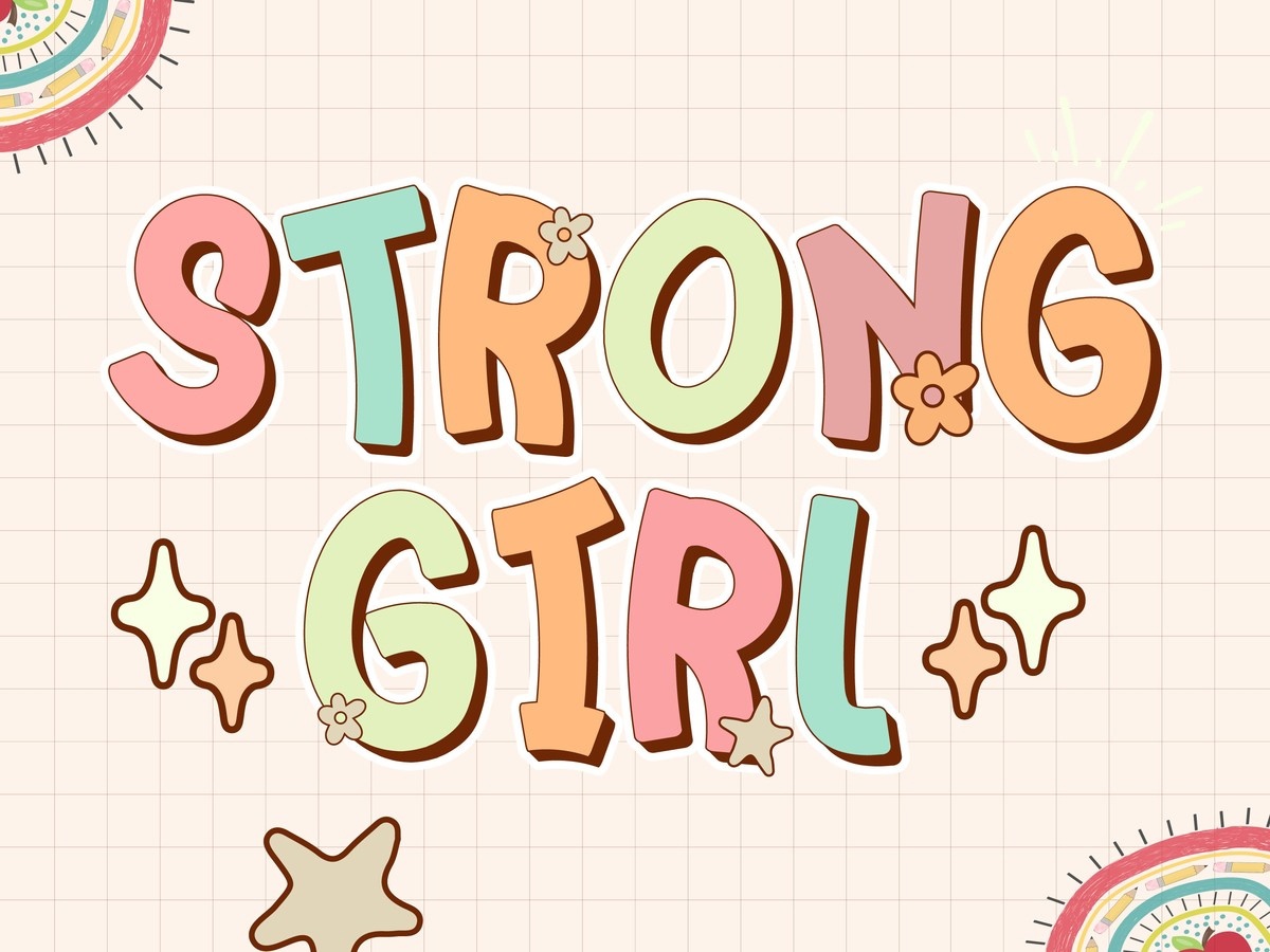 Font Strong Girl