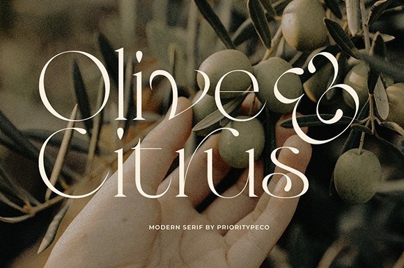 Font Olive & Citrus
