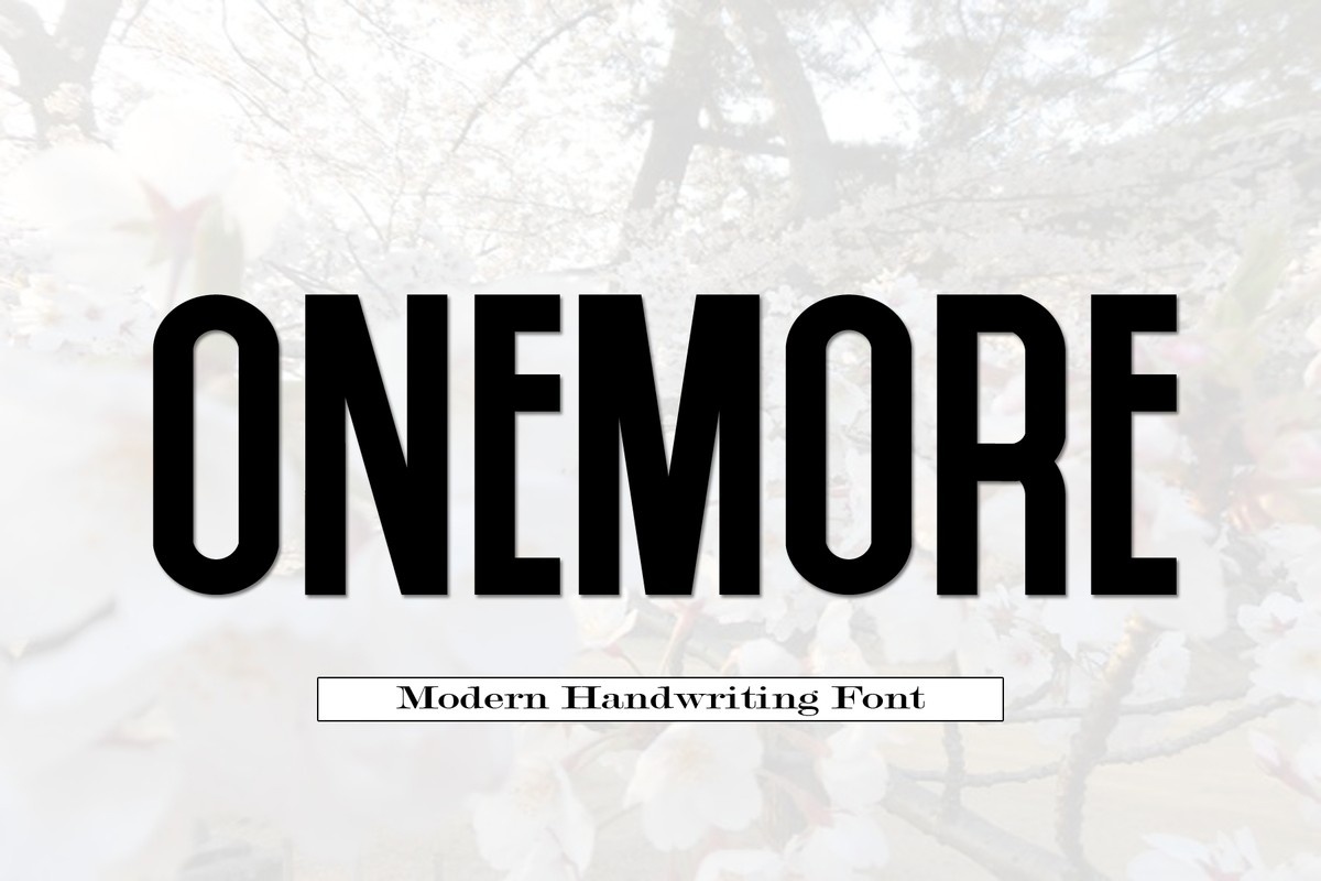 Font Onemore
