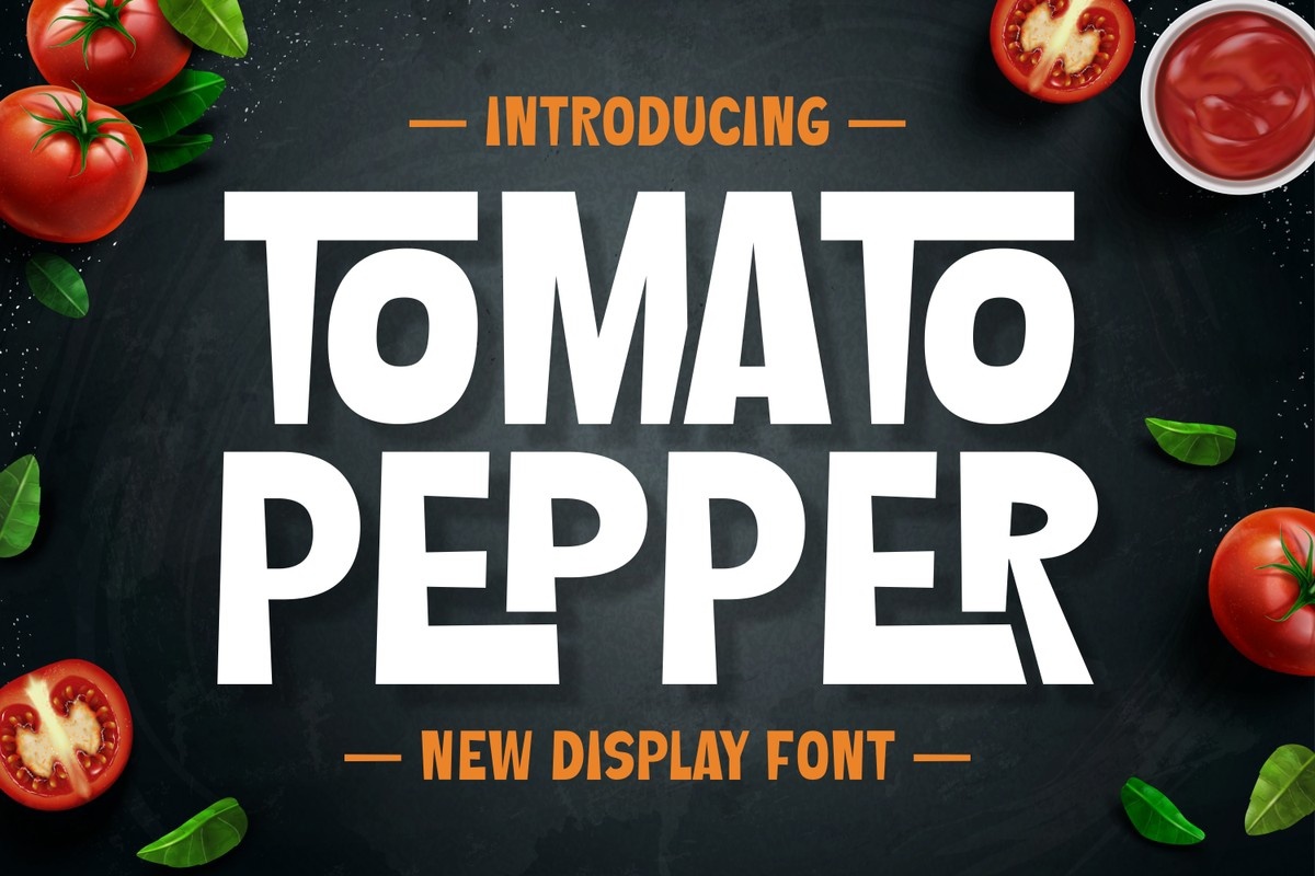 Font Tomato Pepper