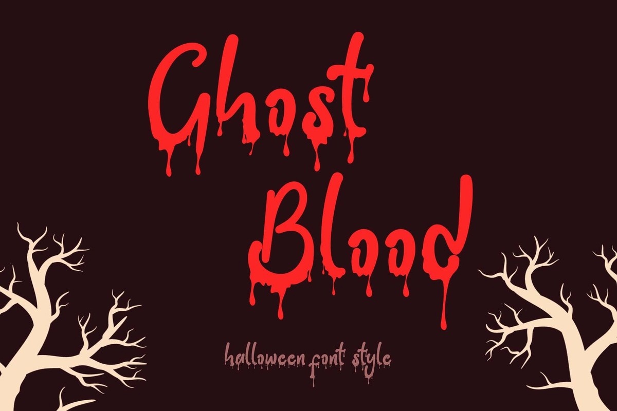 Font Ghost Blood