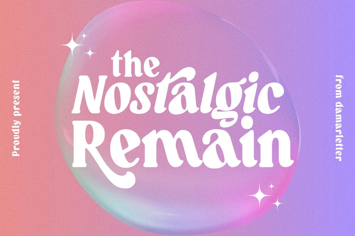 Font The Nostalgic Remain