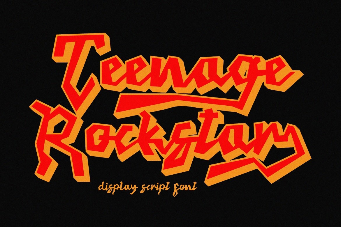 Font Teenage Rockstar