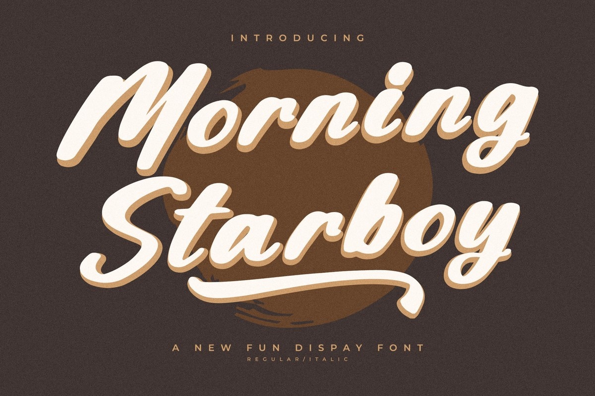 Font Morning Starboy