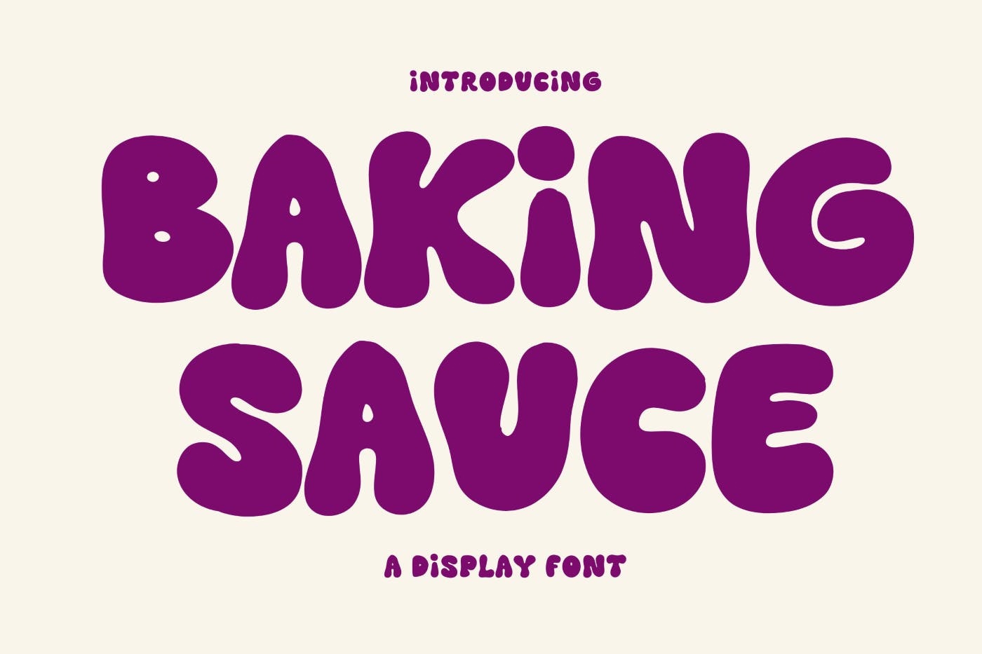 Font Baking Sauce