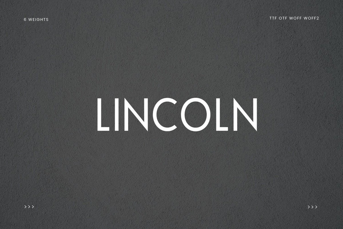 Font Lincoln Display