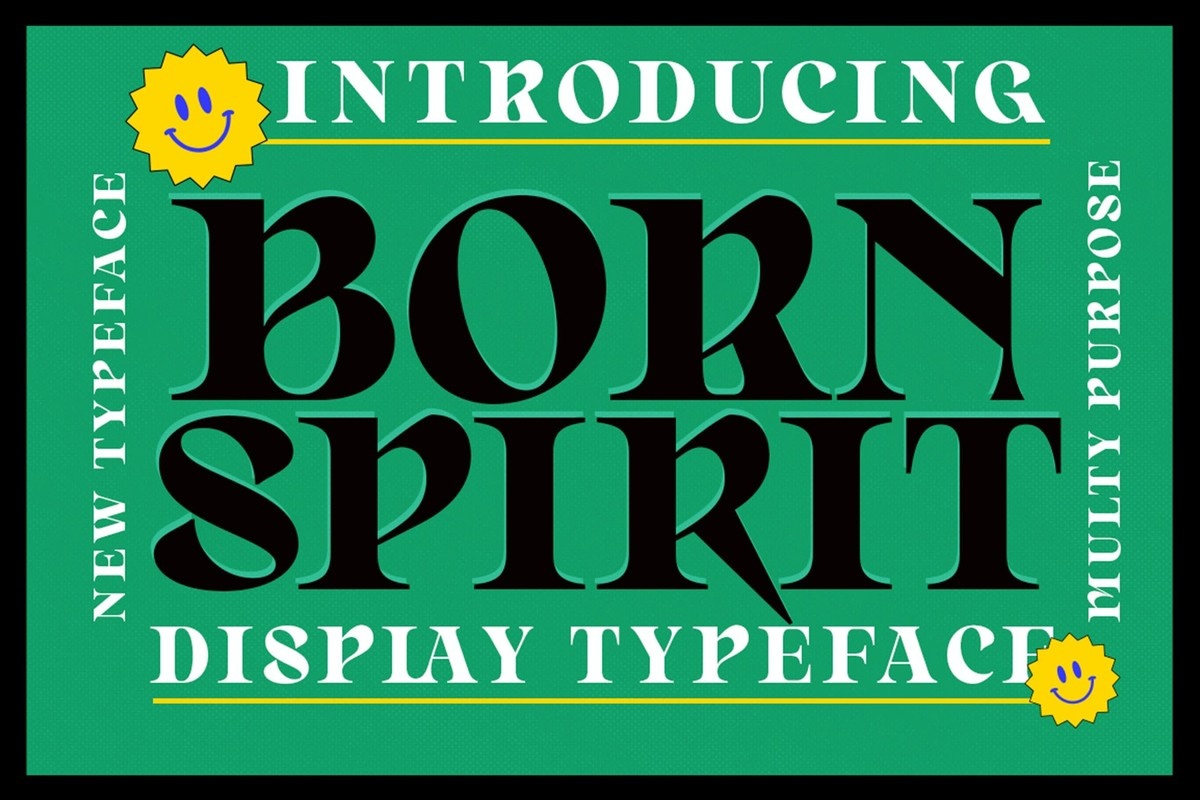 Font Born Spirit