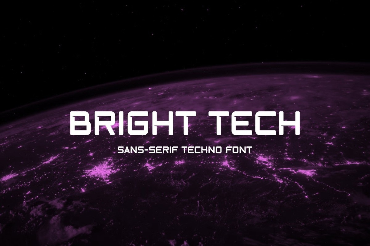 Font Bright Tech