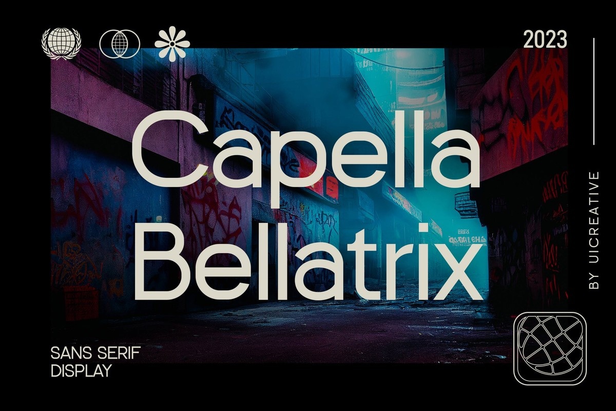Font Capella Bellatrix
