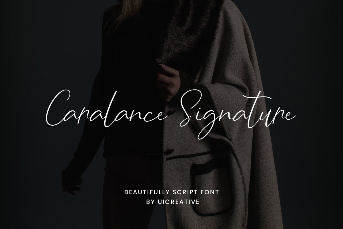 Font Caralance Signature