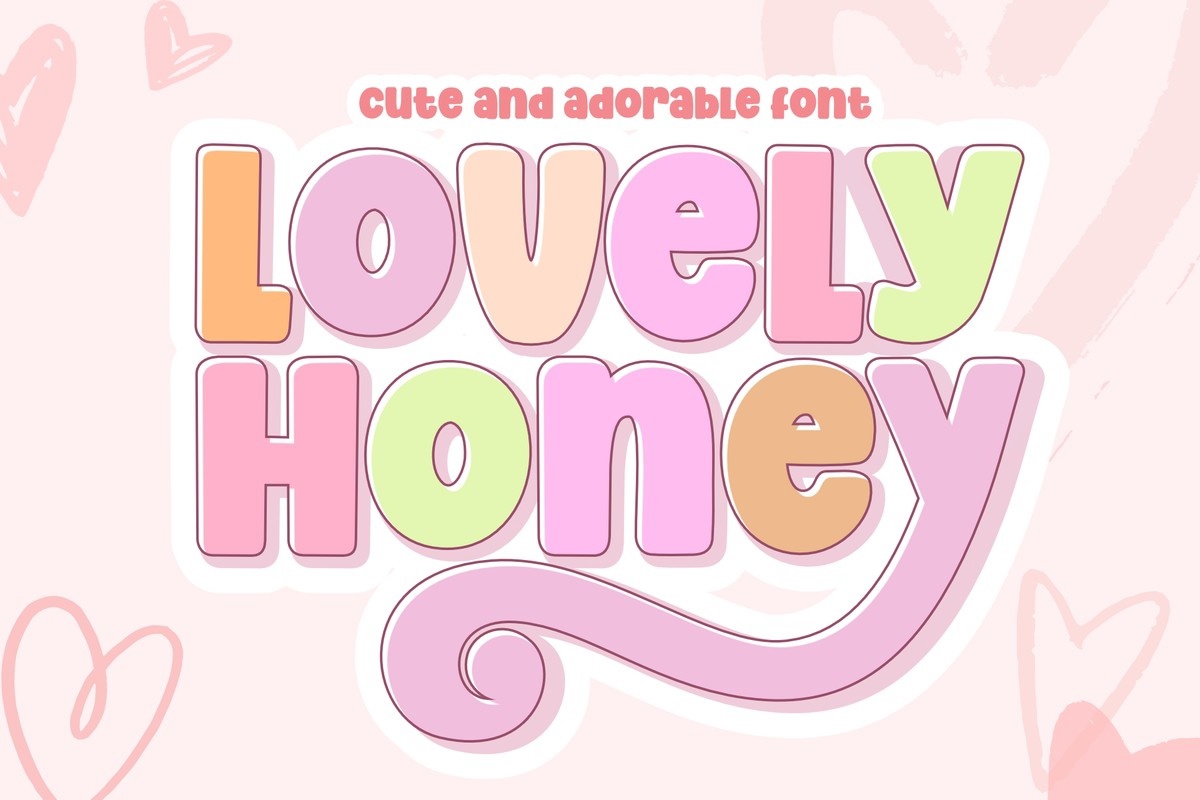 Font Lovely Honey