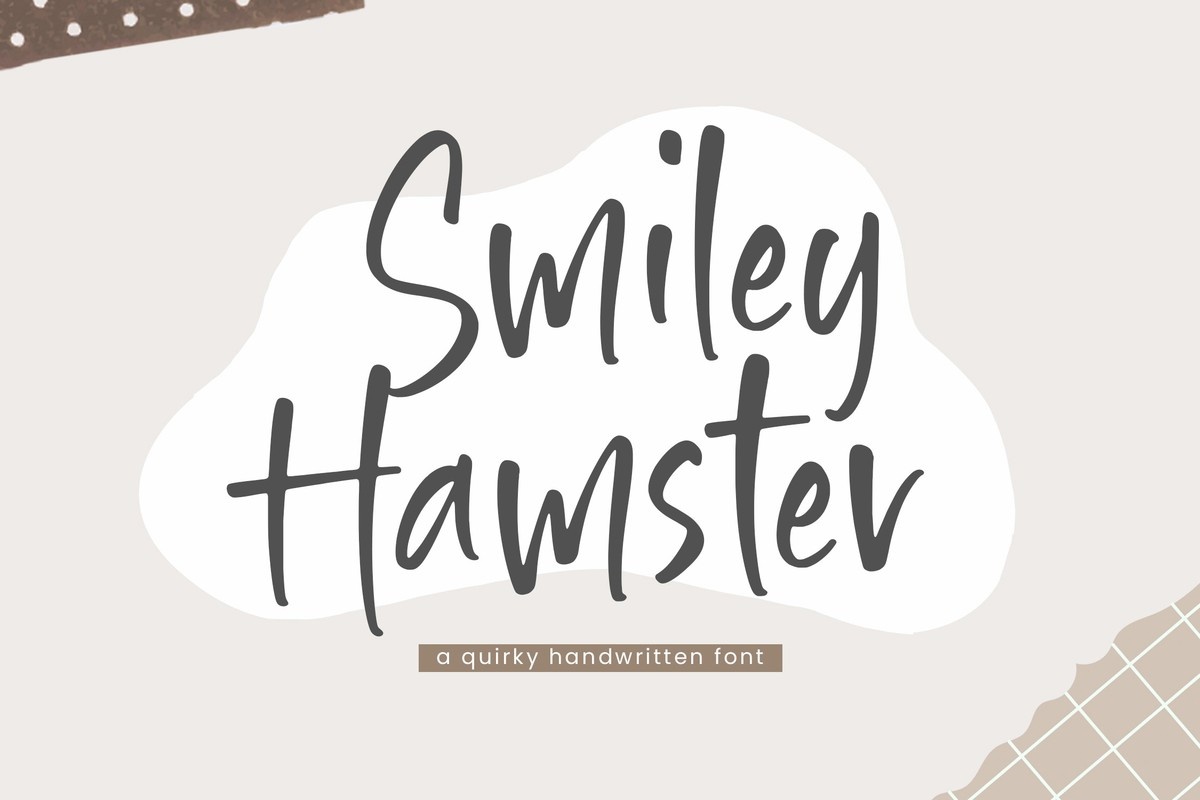 Font Smiley Hamster