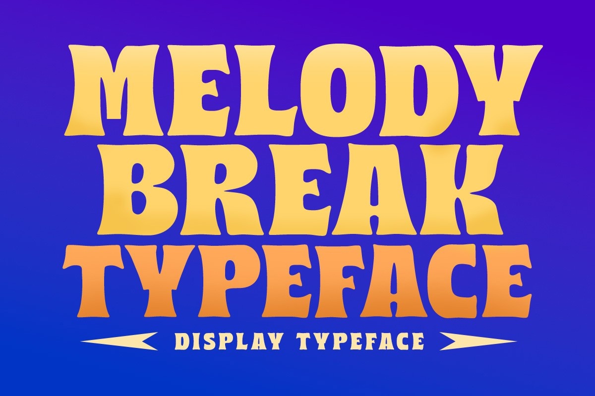Font Melody Break