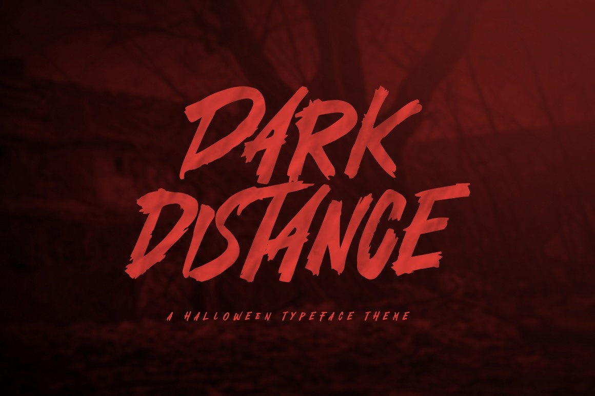 Font Dark Distance