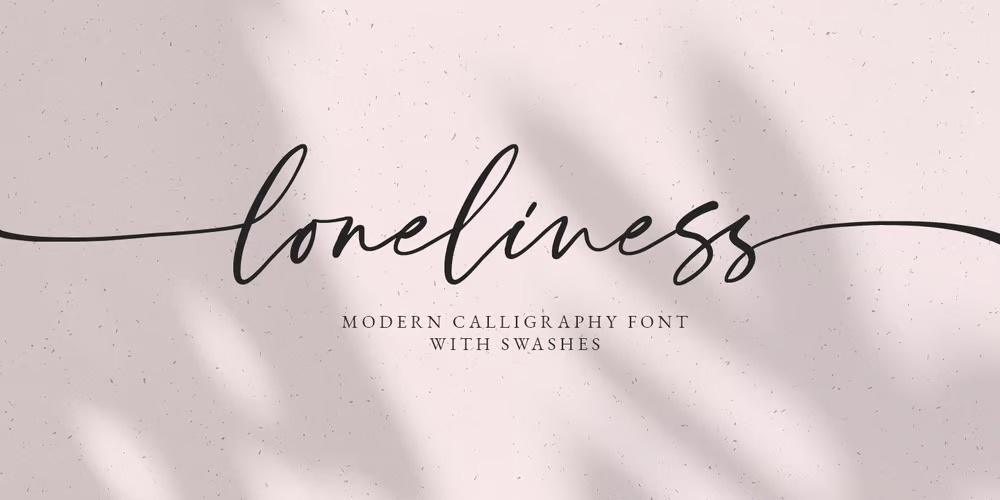 Font Loneliness