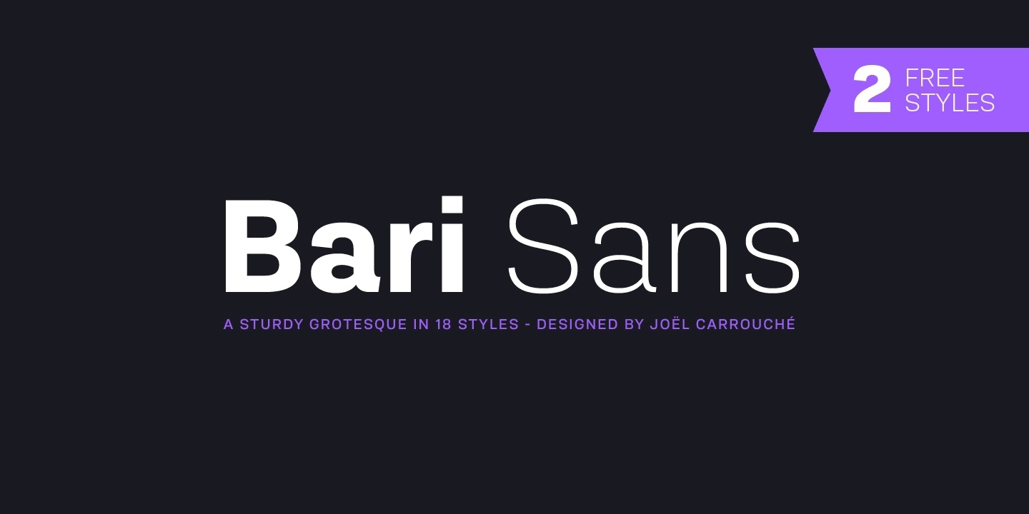 Font Bari Sans