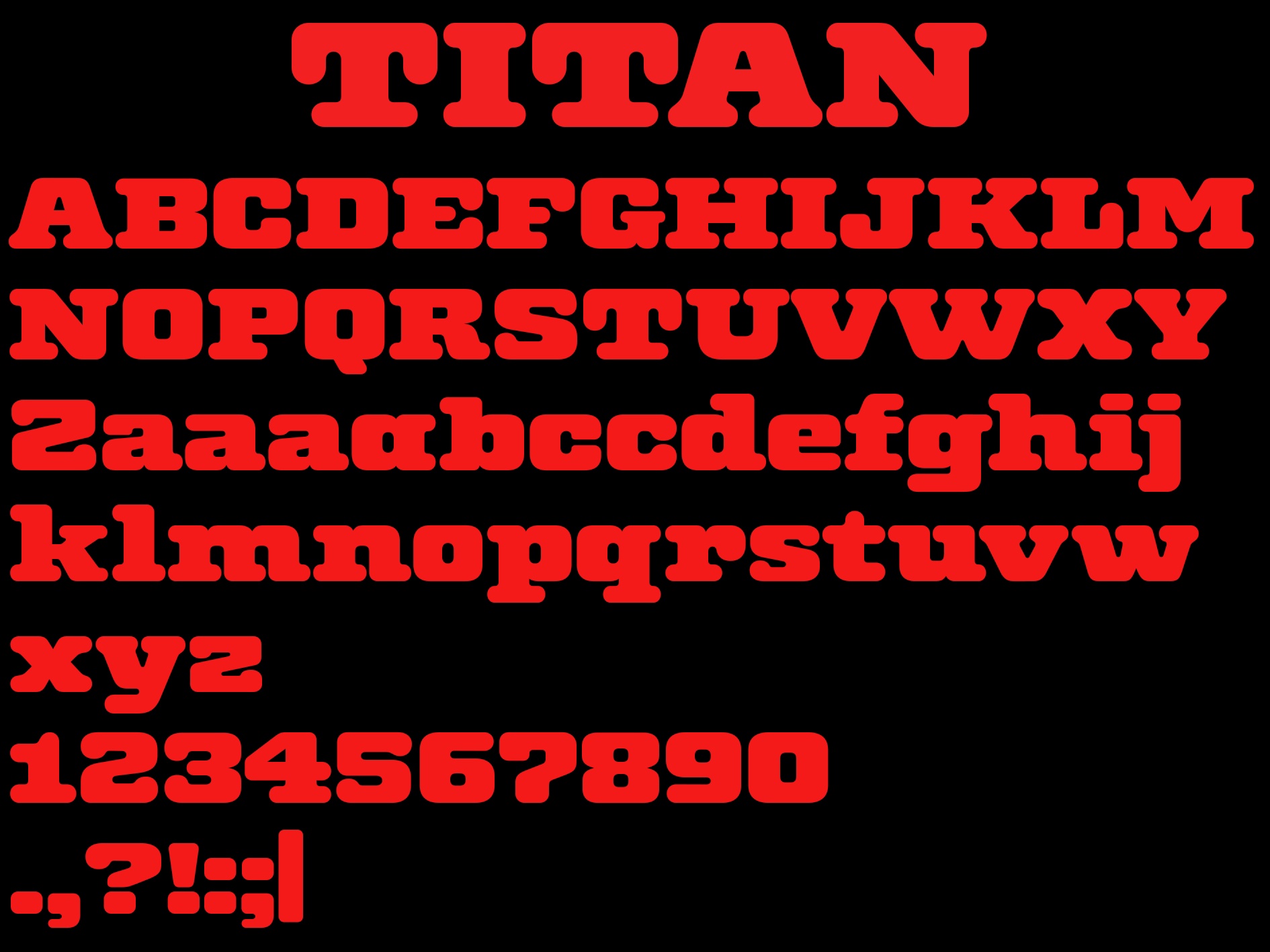 Font Titan