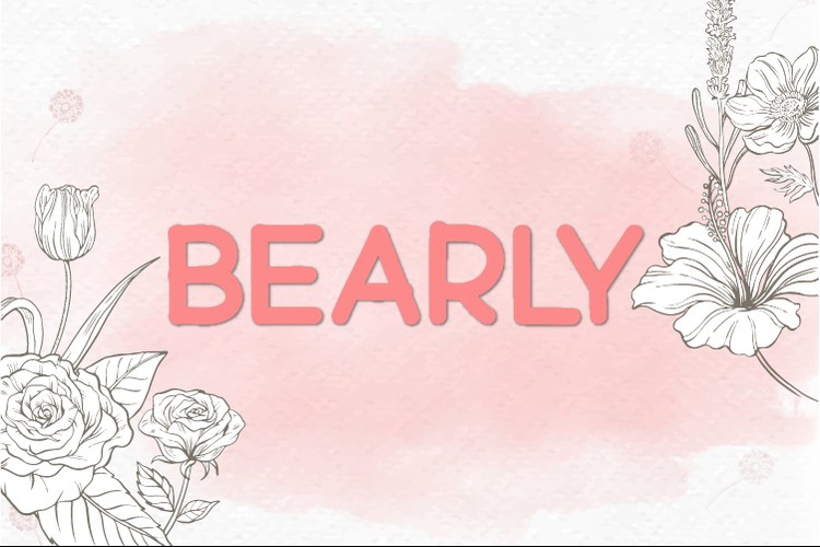 Font Bearly