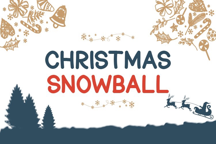 Font Christmas Snowball