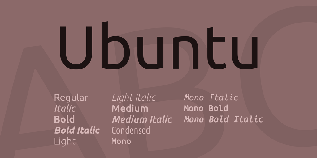 Font Ubuntu Sans