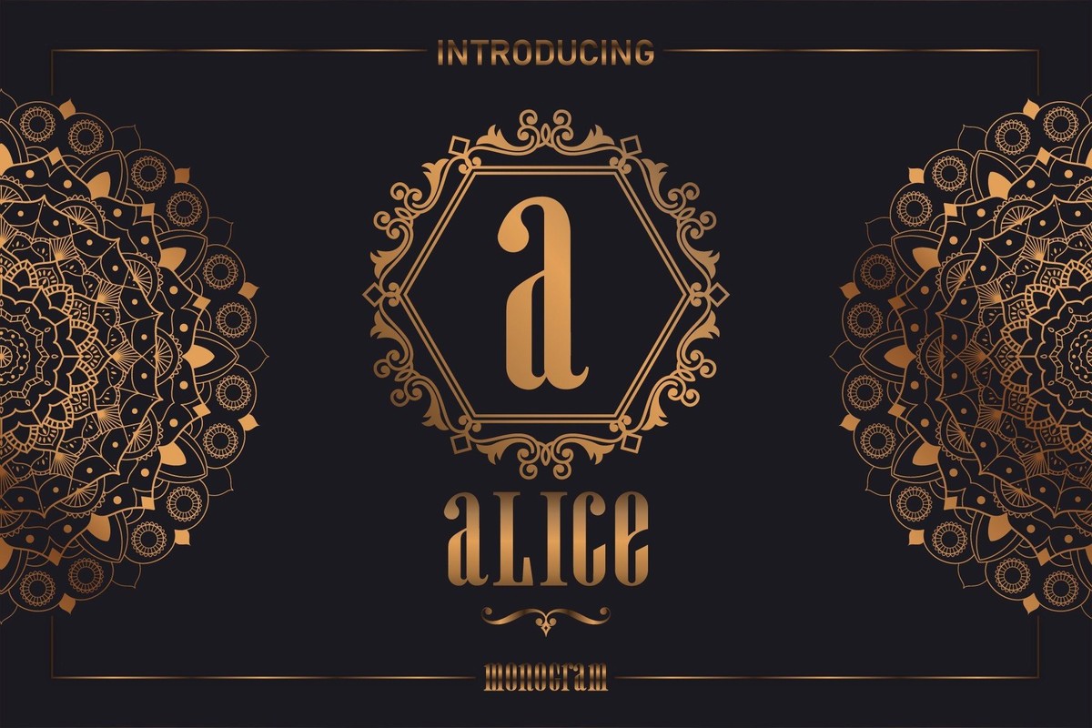 Font Alice Monogram