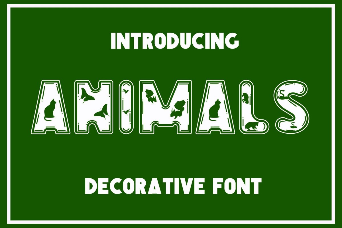 Font Animals