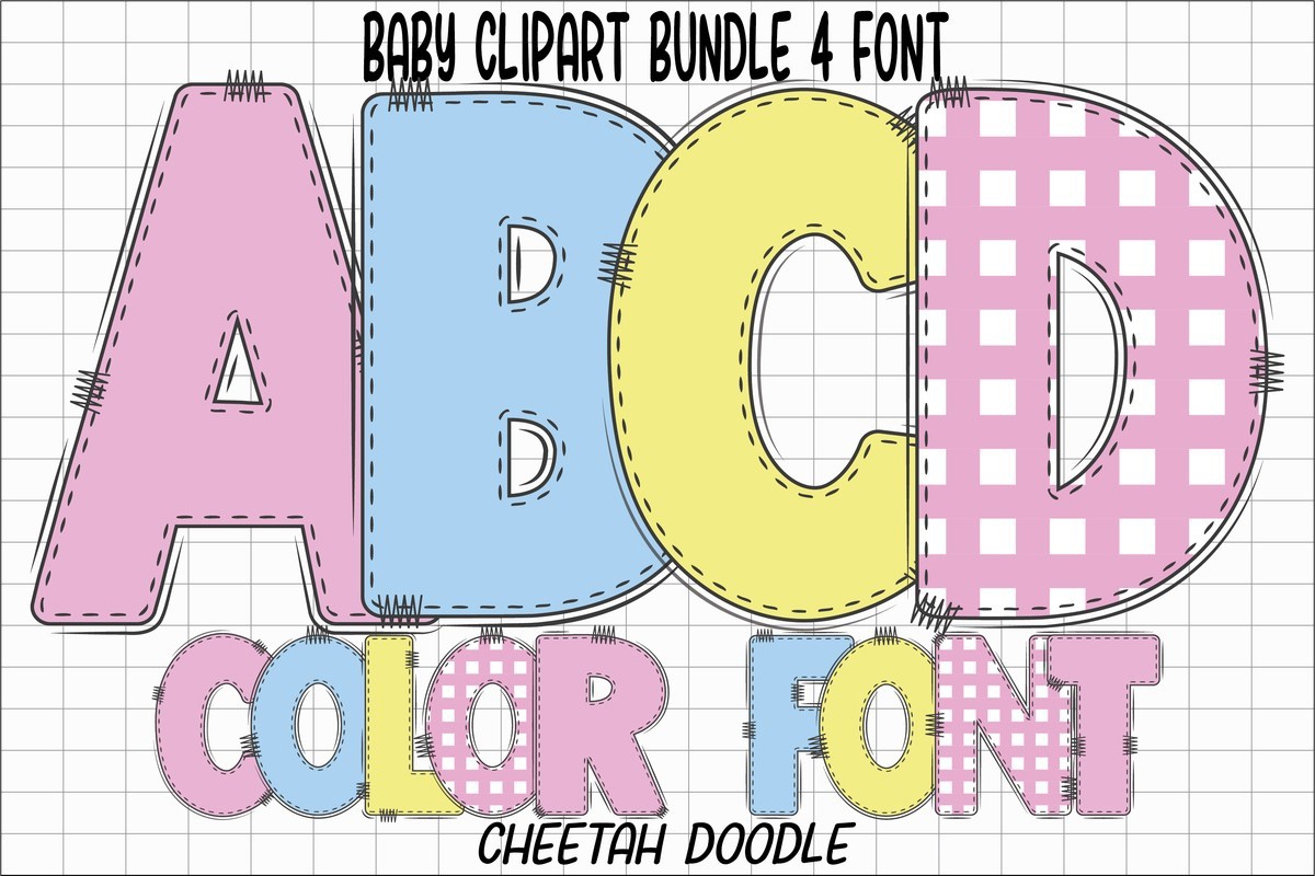 Font Baby Clipart