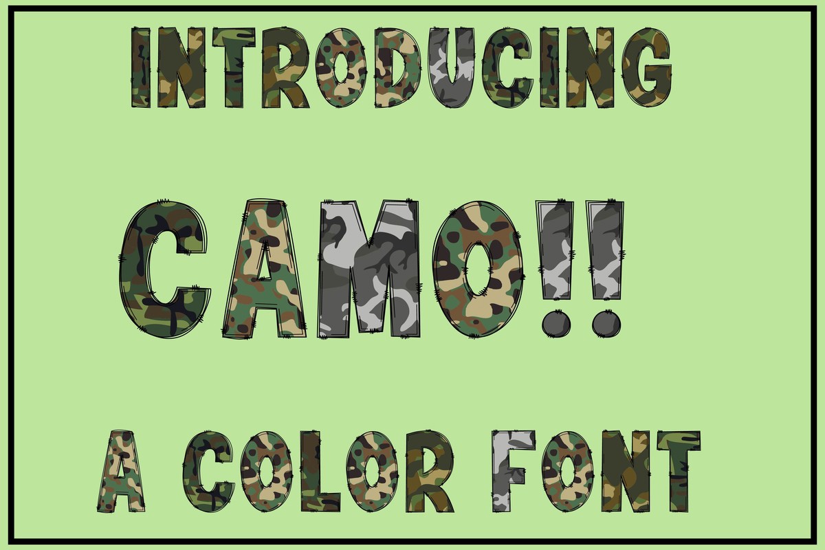 Font Camo