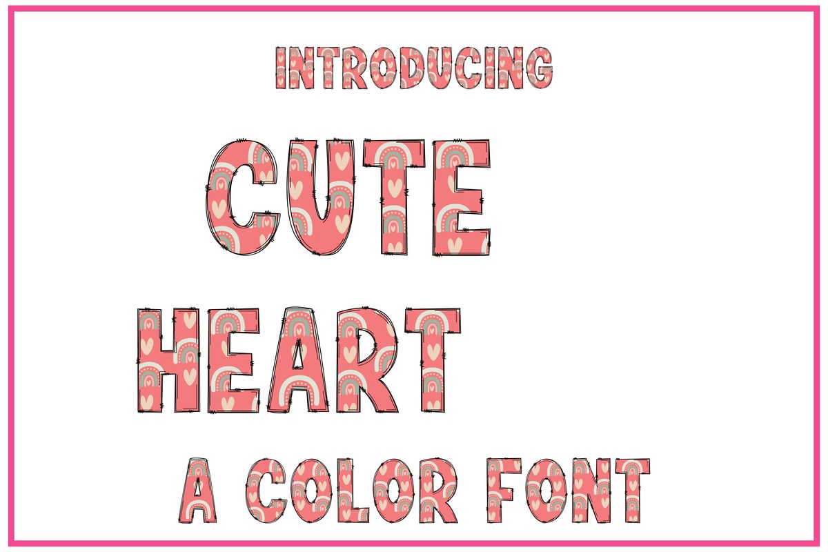 Font Cute Heart