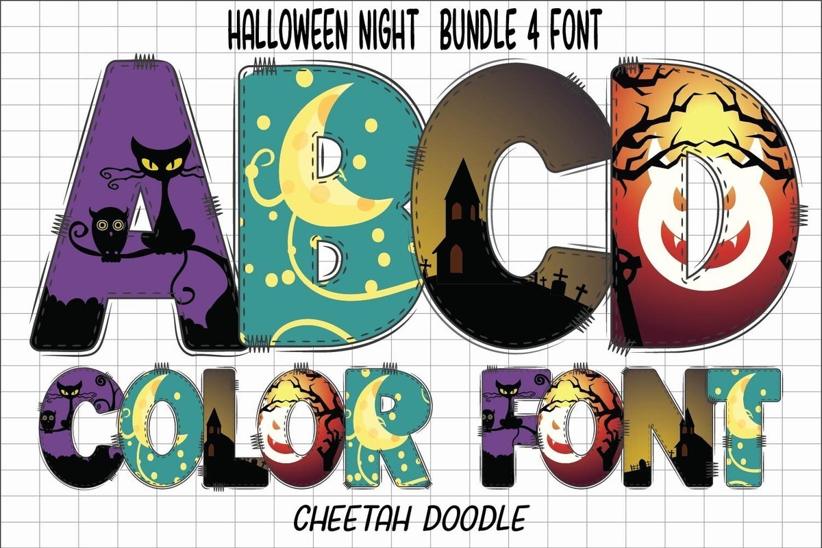 Font Halloween Night