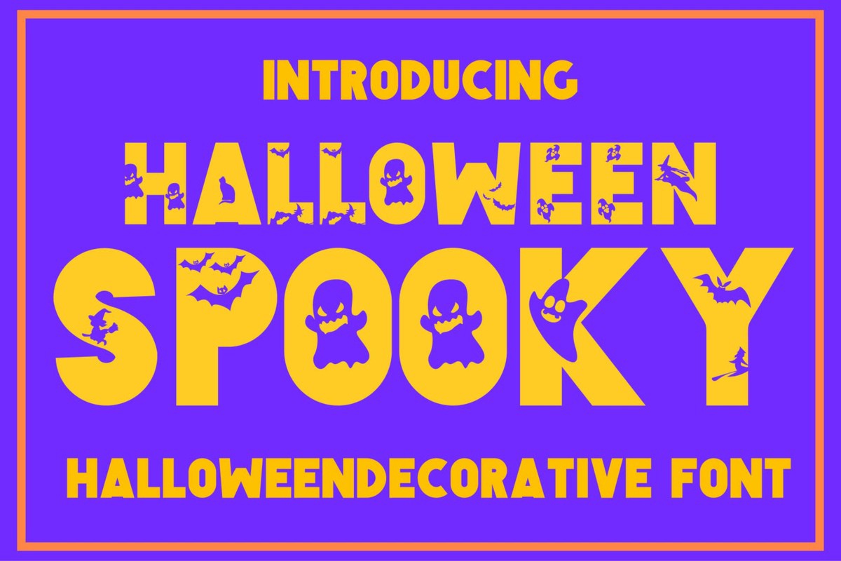 Font Halloween Spooky